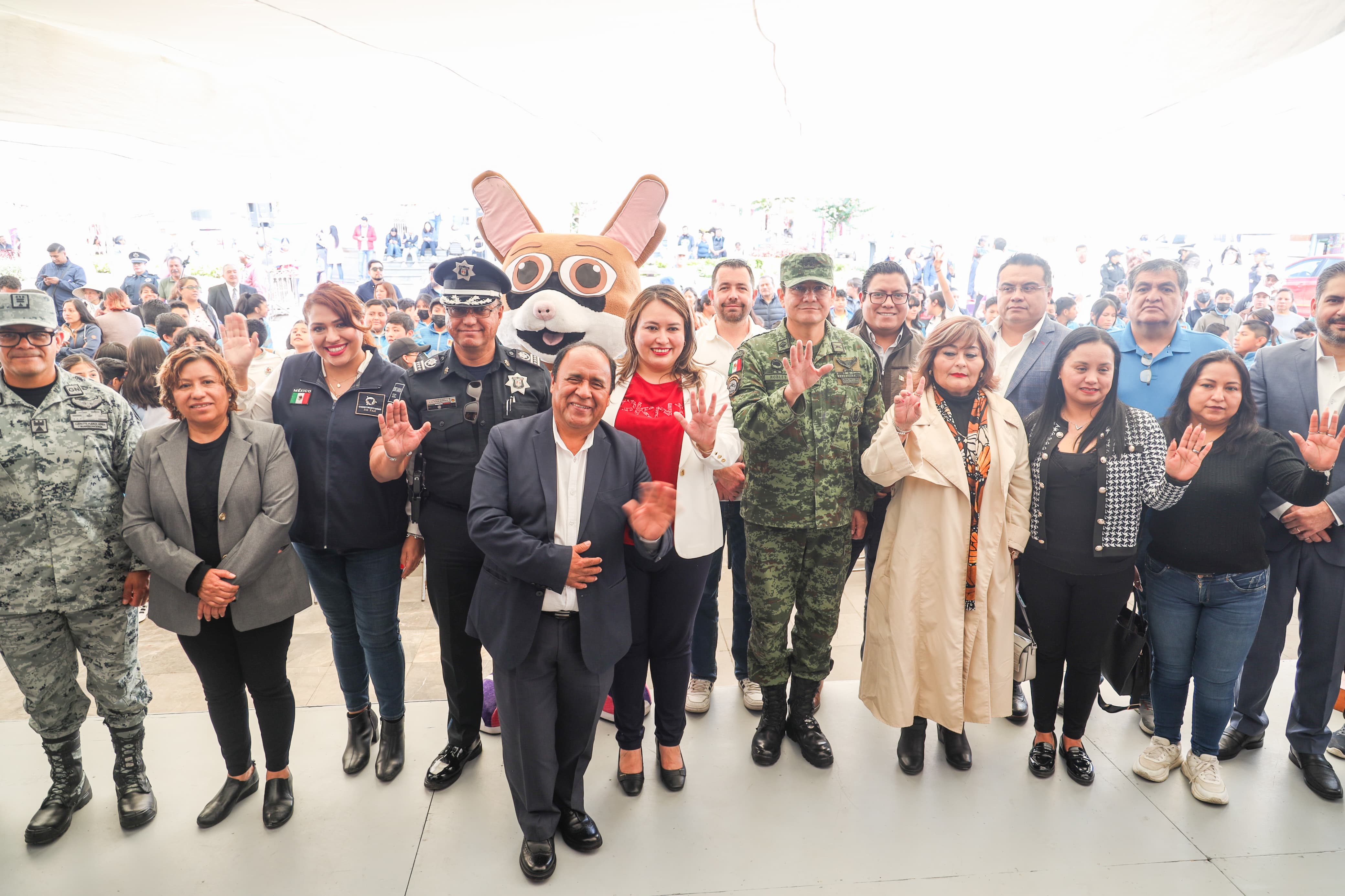Los tres niveles de Gobierno realizaron la primera Jornada por la Paz 2025 en Chiautempan